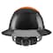 Dax Hard Hats Hard Hat Carbon Fiber Full Brim 50-50 (Orange/Black) HDF50C-19OC - alternate 4